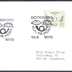 Göteborg 13.2 1973 – Kul på post