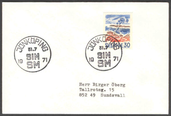 Jönköping 31.7 1971 - Sim SM