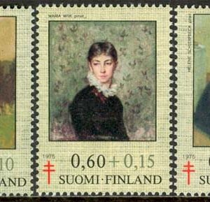 Finland – F  774-776 Antituberkulos 1975 Konst II, 3 kpl **