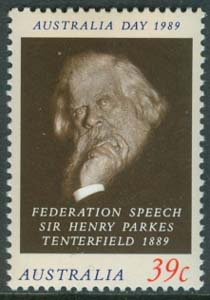 Australien – M 1138 Nationaldag 1989 – H Parkes, 1 kpl **