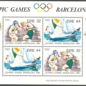 Irland – M BL   9 OS i Barcelona 1992 Boxning & Segling, Block **