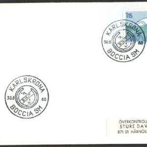 Karlskrona 30/8-80 Boccia SM
