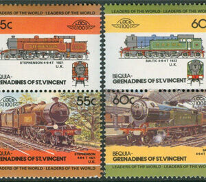 Bequia Grenadines of St. Vincent – M   82-89 Lok bla Stephenson, 8 kpl **