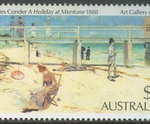 Australien – M  869 ”Semester i Mentone”;konst av Charles Conder, 1 kpl **