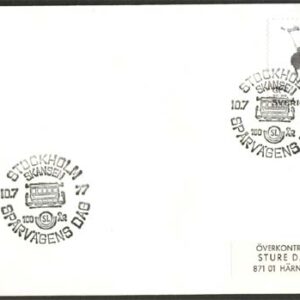 Stockholm 10/7-77 Spårvagnens Dag SL 100 år