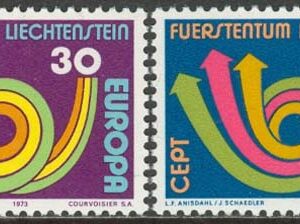 Liechtenstein – M  579-580 Europa CEPT 1973, 2 kpl **