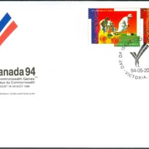 Kanada – FDC 1994-05-15 – 15:e Commonwealth-Spelen 1994, serie 2 kpl