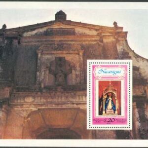 Nicaragua – M BL 104 St. Franziskus från Assisi 750 år, Block **