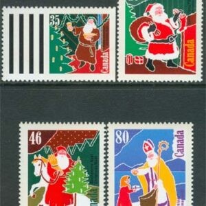 Kanada – M 1255-1258 A Jul 1991 – Jultomtar, 4 kpl **