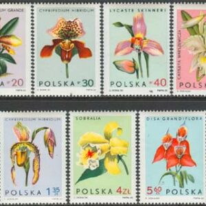 Polen – M 1612-1620 Orkidéer, 9 kpl **