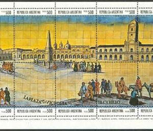 Argentina – M Bl  26 Buenos Aires gundat 400 år, vackert Block **