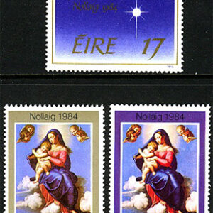 Irland – M  550-552 Jul 1984 – Jungfrun med barn, 3 kpl **