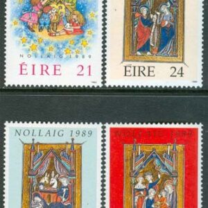 Irland – M  694-697 Jul 1989 – Miniatyrmålningar,  4 kpl **