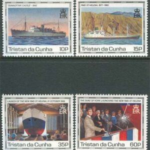 Tristan da Cunha – M  495-498 Fartyg – RMS St. Helena, 4 kpl **
