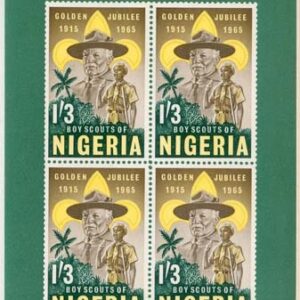 Nigeria – M BL   5 Scouting 50 år, Block **