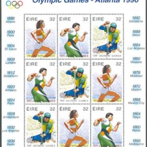 Irland – M  931-933 OS & Paralympics i Atlanta 1996, fint Miniark **