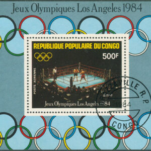 Kongo Brazzaville – M BL  35 OS i Los Ageles 1984 Boxning, Block
