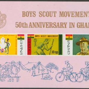 Ghana – M BL  27 Scouting i Ghana 50 år, Block **
