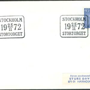 Stockholm 25/11-72 Stortorget