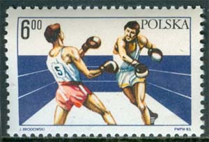 Polen – M 2888 Sport – Boxning – Polska Förbundet 60 år, kpl **