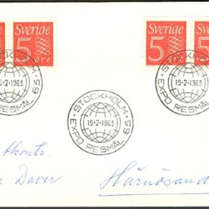 Stockholm 19/2-63 Expo Resmål 63