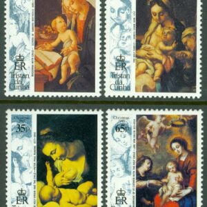 Tristan da Cunha – M  544-547 Jul 1993 – Konst bl.a. Maria, 4 kpl **