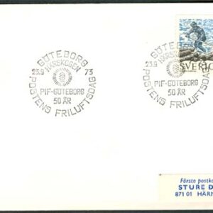 Göteborg 23/9-73 PIF-Göteborg 50 år Postens Friluftsdag