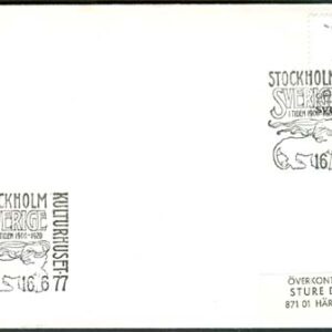 Stockholm 16/6-77 Sverige i Tiden 1900-1920 Kulturhuset