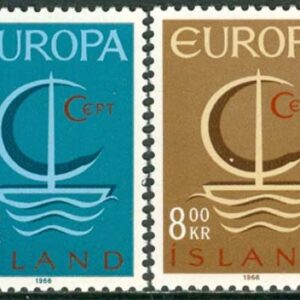 Island – F  441-442 Europa CEPT 1966, 2 kpl **