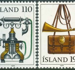 Island – F  576-577 Europa CEPT 1979 – Posthistoria, 2 kpl **