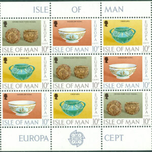 Isle of Man – M   82-87 Europa CEPT 1976 Hantverk 2 st miniark kpl **