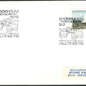Stockholm 3/3-72 Frimärksutställning Allting 72