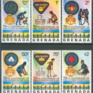 Grenada – M  758-763 Scouting i Grenada 50 år, 6 kpl **