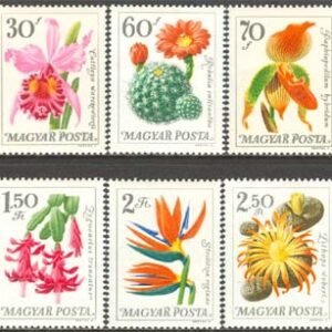 Ungern – M 2164-2173 A Blommor i Botaniska Trädgården, 10 kpl **