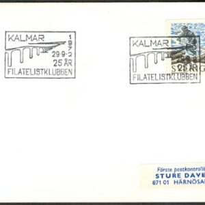 Kalmar 29/9-72 Filatelistklubben 25 år