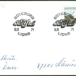 Göteborg 6/11-71 Lions