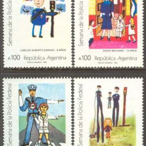 Argentina – M 2000-2003 Barnteckningar – Polisveckan, serie 4 kpl **
