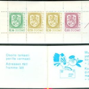 Finland – Häfte HA 15 N:o 1893 4 st Frimärken **
