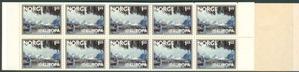Norge - Häfte H  45 Europa CEPT 1977 10 frimärken **