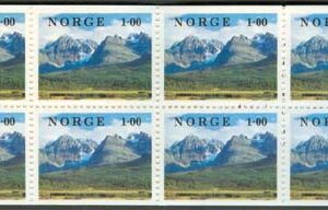 Norge – Häfte H  48 Norsk Natur 10 frimärken **