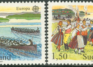 Finland – F  883-884 – Europa CEPT 1981 Båtar Folklore, 2 kpl **