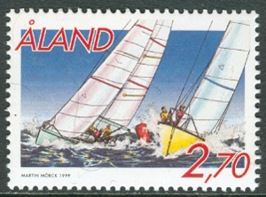 Åland – F  158 Segling, 1 kpl **