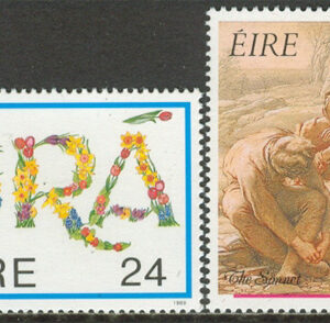 Irland – M  669-670 Valentines Dag 1989, 2 kpl **