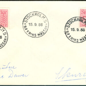 Stockholm 5 15/9-56 S:T Eriks Mässan