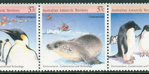 Australian Antarctic Ter. – M   79-83 Teknik för att bevara miljön i Antarktis., 5-strip kpl **