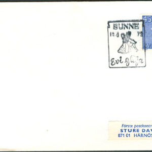 Sunne 12/8-73 Evi gläja