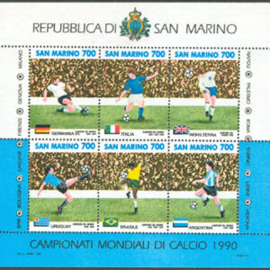 San Marino – M BL  13 VM i Fotboll i Italien 1990, Block **