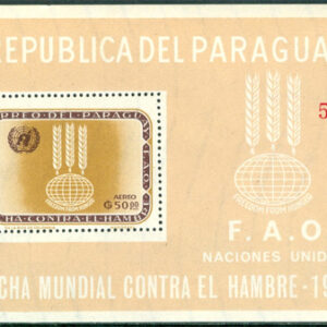 Paraguay – M BL  40 Världskampanjen mot Hungern 1963, Block **