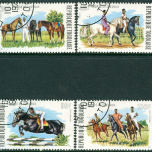 Togo – M 1057-1060 Hästar – Arabiska Fullblod, 4 kpl
