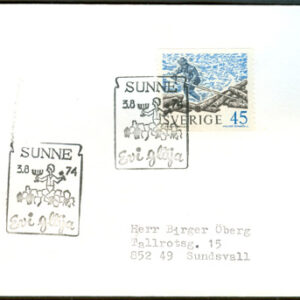 Sunne 3/8-74 Evi gläja